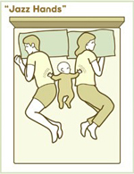 10 `опасных` поз спящего ребёнка